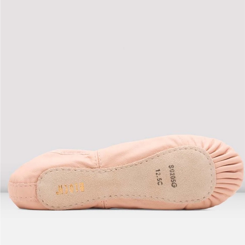 Bloch Childrens Dansoft Leather Ballet Shoes Width B - Picture 4 of 9